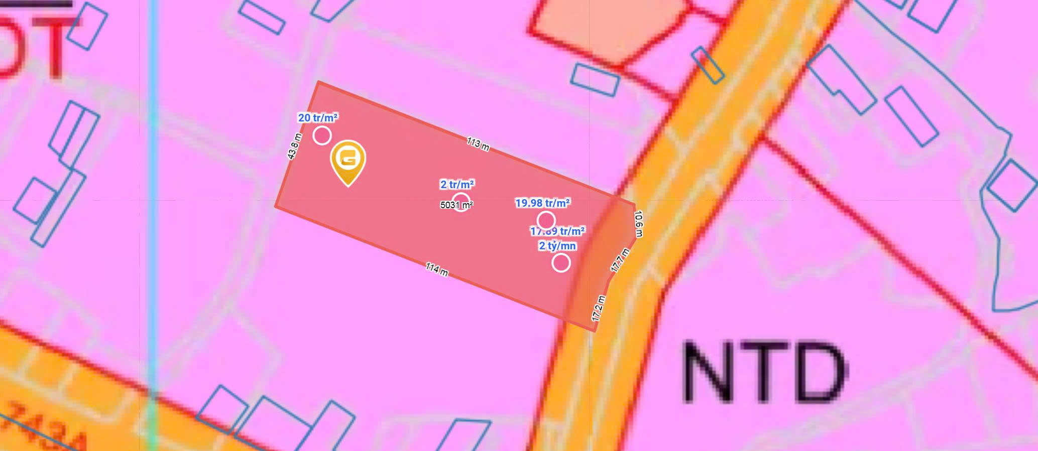 Bán Gấp 5000m² Đất Thổ Cư -2 Mặt Tiền Bình Chuẩn 61, Thuận An - Bình Dương Chỉ 110 Tỷ - Ảnh 3